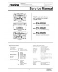 Сервисная инструкция Clarion PN-2530H, 2532D, 2548N