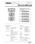 Сервисная инструкция Clarion PN-2543N, 2573D