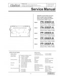 Сервисная инструкция Clarion PN-3060