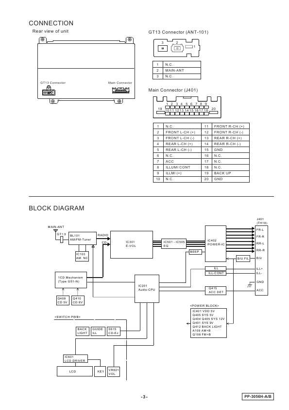 Сервисная инструкция Clarion PP-3056HA, HB