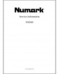 Сервисная инструкция NUMARK EM360 SCH