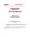 Сервисная инструкция Okidata OKIFAX-1000