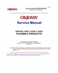 Сервисная инструкция Okidata OKIFAX-1050, 2350, 2450
