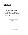 Сервисная инструкция Okidata OKIPAGE-14E