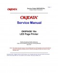 Сервисная инструкция Okidata OKIPAGE-16N