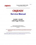 Сервисная инструкция Okidata OL-800, OL-820