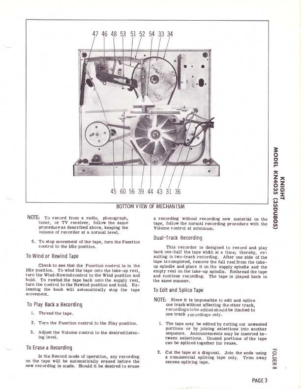 Сервисная инструкция KNIGHT KN-4035