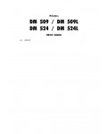 Сервисная инструкция Olivetti DM-524, DM-524L, DM-509, DM-509L