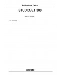 Сервисная инструкция Olivetti STUDIOJET-300