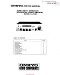 Сервисная инструкция Onkyo A-7040