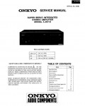 Сервисная инструкция Onkyo A-8019