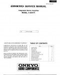 Сервисная инструкция Onkyo A-8047