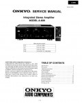 Сервисная инструкция Onkyo A-809