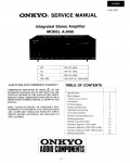 Сервисная инструкция Onkyo A-8190