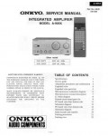 Сервисная инструкция Onkyo A-905X