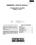 Сервисная инструкция Onkyo A-9310
