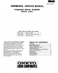 Сервисная инструкция Onkyo A-9911