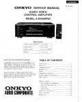 Сервисная инструкция Onkyo A-SV610PRO