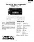 Сервисная инструкция Onkyo C-M70