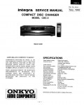 Сервисная инструкция Onkyo CDC-3