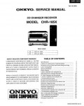 Сервисная инструкция ONKYO CHR-185