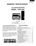Сервисная инструкция Onkyo CHR-185X