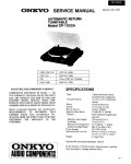 Сервисная инструкция Onkyo CP-1022A