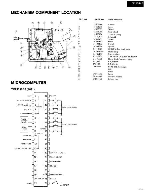 Сервисная инструкция Onkyo CP-1044F