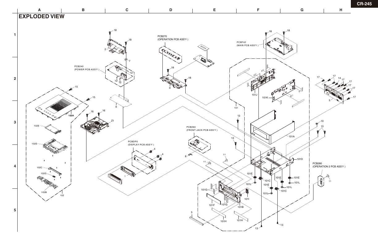 Сервисная инструкция Onkyo CR-245