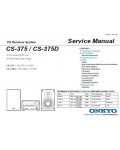 Сервисная инструкция ONKYO CS-375, 375D, REV1