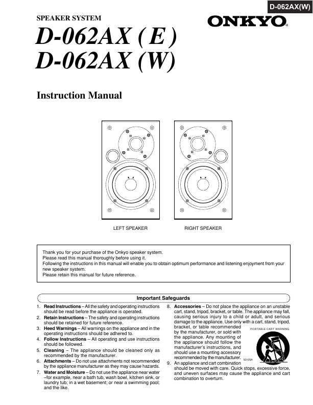 Сервисная инструкция Onkyo D-062AX