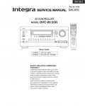 Сервисная инструкция Onkyo DHC-80.2 Integra