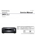 Сервисная инструкция ONKYO DRX-2.1, REV1, INTEGRA