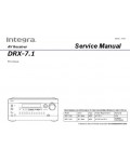 Сервисная инструкция ONKYO DRX-7.1, INTEGRA