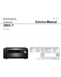 Сервисная инструкция ONKYO DRX-7, REV1, INTEGRA