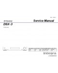 Сервисная инструкция ONKYO DSX-3, REV1, INTEGRA