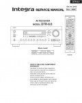 Сервисная инструкция Onkyo DTR-6.6 Integra