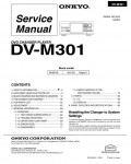 Сервисная инструкция Onkyo DV-M301
