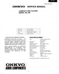 Сервисная инструкция Onkyo DX-100