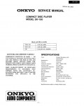 Сервисная инструкция Onkyo DX-150