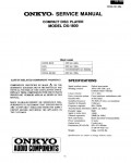 Сервисная инструкция Onkyo DX-1800