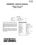 Сервисная инструкция Onkyo DX-2800