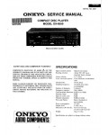 Сервисная инструкция Onkyo DX-6550