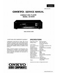 Сервисная инструкция ONKYO DX-6630