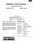 Сервисная инструкция Onkyo DX-703, DX-705