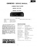 Сервисная инструкция Onkyo DX-C106, DX-C206