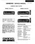 Сервисная инструкция Onkyo DX-C111, DX-C211, DX-C311