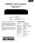 Сервисная инструкция Onkyo DX-C230