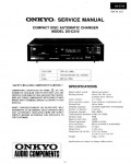 Сервисная инструкция Onkyo DX-C310