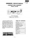 Сервисная инструкция Onkyo DX-C380